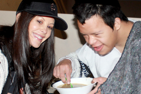 Feeding the homeless